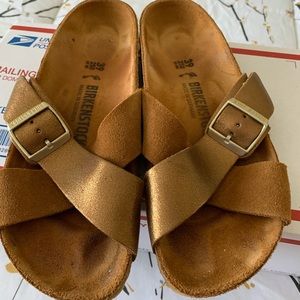Birkenstock Sandals Copper/Tan 39N